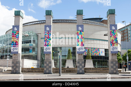 Waterfront Hall, 2 Lanyon Ort, Belfast, Nordirland. Belfast Waterfront Hall ist ein Konzert und Konferenzzentrum.