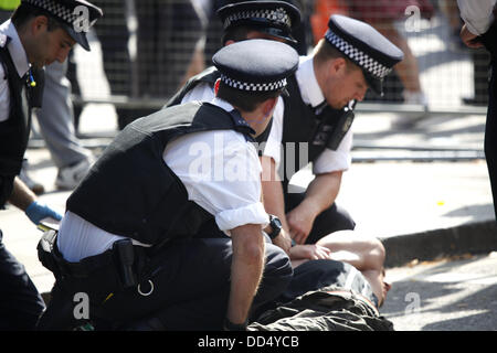 London, UK. 26. August 2013. Notting Hill Karneval 2013 Credit: Sebastian Remme/Alamy Live-Nachrichten Stockfoto