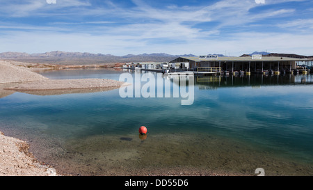 Lake Mead in Mohave County, Arizona und Clark County, Nevada. Gebildet durch Beschlagnahme der Colorado River durch den Hoover-Staudamm Stockfoto