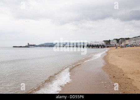 Sandown Beach Isle Of Wight, Hampshire, England, Vereinigtes Königreich. Stockfoto