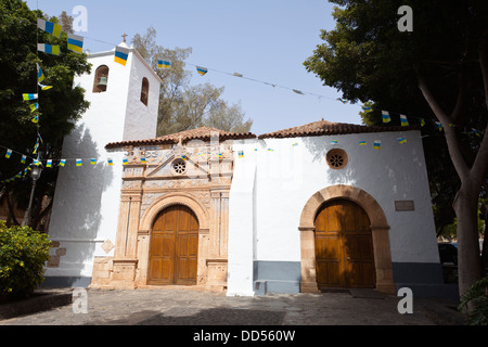 Die Kirche Pájara in Fuerteventura, Spanien. Stockfoto