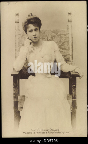 AK Son Altesse Royale, Madame la Princesse Albert de Belgique; Stockfoto