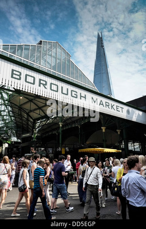 Borough Market in London. Stockfoto