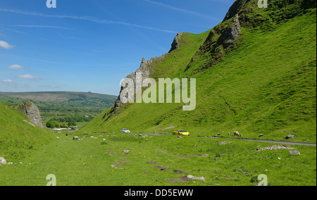 Winnats pass Derbyshire England uk Stockfoto