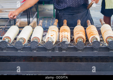 Traditionelle Transylvania Kuchen - Kurtos kalacs Stockfoto