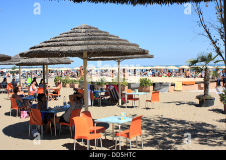 Strand von Lido - Lido di Venezia Stockfoto