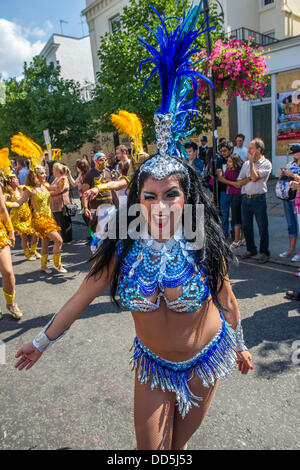 London, UK. 26. August 2013. Notting Hill Carnival, London, UK, 26. August 2013. Bildnachweis: Guy Bell/Alamy Live-Nachrichten Stockfoto