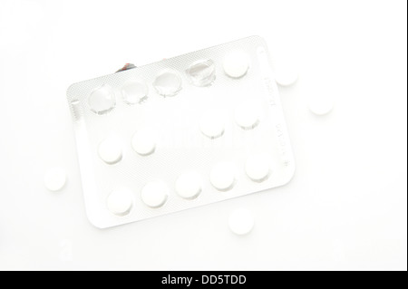 Penicillin VK (Phenoxymethylpenicillin) Tabletten Antibiotika Stockfoto