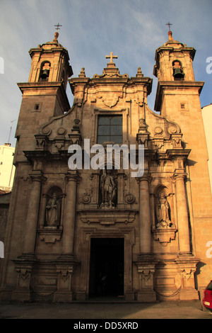 Kirche des Heiligen Georg, Inglesia de San Jorge, A Coruna, Galicien, Spanien Stockfoto