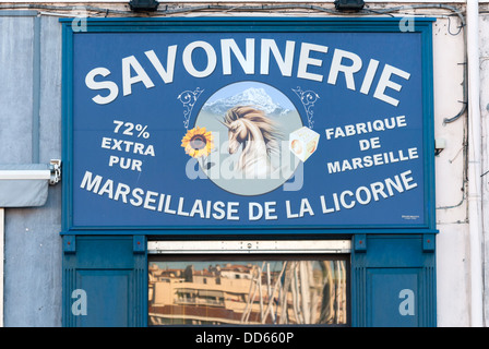 Seife Shop am Vieux Port, Marseille, Bouches de Rhone, Provence-alpes-côte d'Azur, Frankreich, Europa Stockfoto