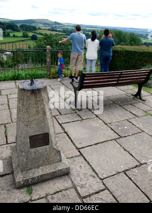 Park zu Fuß Sicht, Shaftesbury, Dorset, UK 2013 Stockfoto