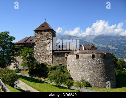 Schloss Vaduz, Vaduz, Liechtenstein, Europa Stockfoto