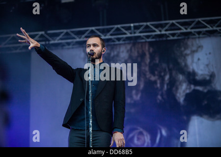 Editoren führt in Budapest Stockfoto