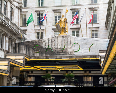 Das Savoy Hotel, London Stockfoto