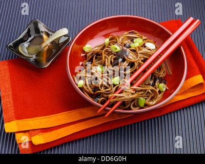 Soba-Nudeln Stockfoto