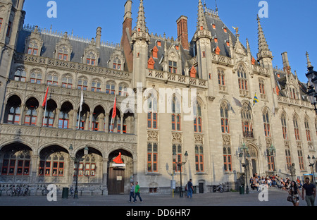 Landgericht, Markt, Brügge, Belgien Stockfoto