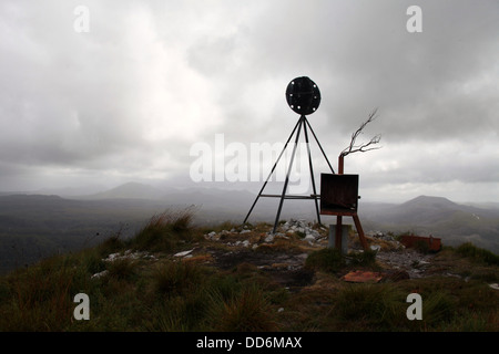 Triglyzerid Punkt an der Oberseite Mount Donaldson in der Tarkine Wildnis von Tasmanien Stockfoto