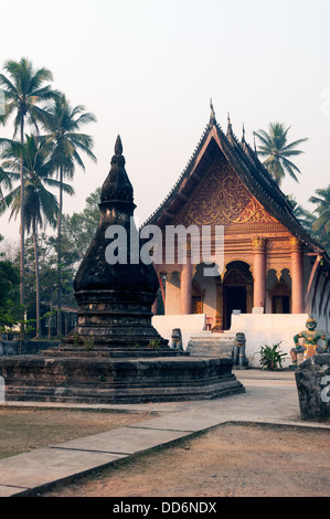 Elk209-1446v Laos, Luang Prabang, Wat Aham, sim Stockfoto