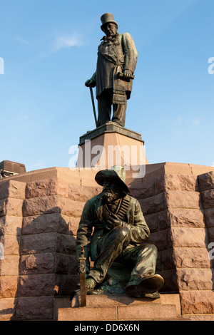 Statue von Paul Kruger am Kirchplatz, Pretoria, Südafrika Stockfoto