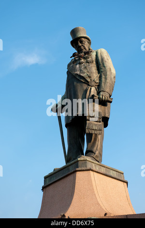 Statue von Paul Kruger am Kirchplatz, Pretoria, Südafrika Stockfoto