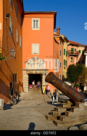 Alte Stadt Labin Istrien Kroatien Adria Küste Stockfoto