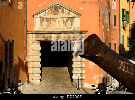 Alte Stadt Labin Istrien Kroatien Adria Küste Stockfoto