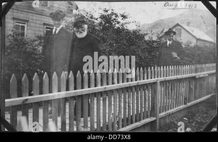 Mr Duncan mit Dr. Claxton und Herr Lopp. August 1913. --297279 Stockfoto