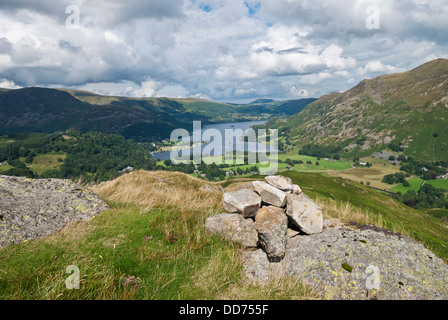 Ansicht des Ullswater aus Arnison Crag, Lake District, Cumbria Stockfoto