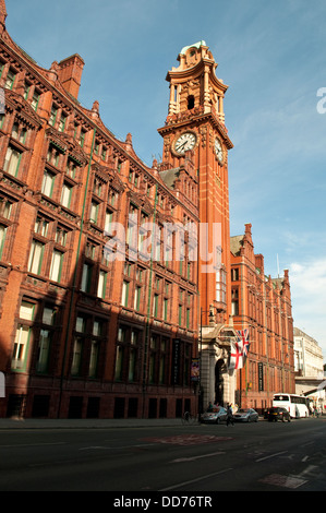 Die wichtigsten Manchester, ehemaligen, Palace Hotel, ein viktorianisches Gebäude aus rotem Backstein, Manchester, UK Stockfoto