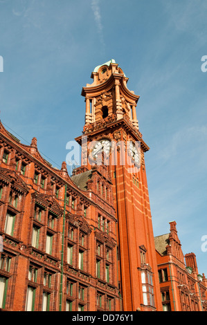 Die wichtigsten Manchester, ehemaligen, Palace Hotel, ein viktorianisches Gebäude aus rotem Backstein, Manchester, UK Stockfoto