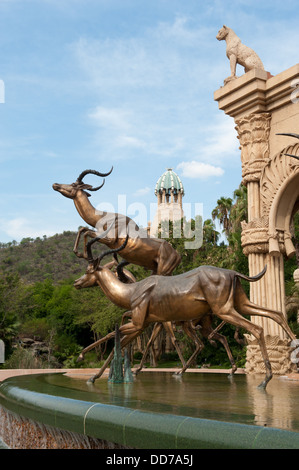 Der Palace of the Lost City, Sun City, Südafrika Stockfoto