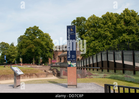 Römisches Amphitheater, Chester, Cheshire, UK Stockfoto