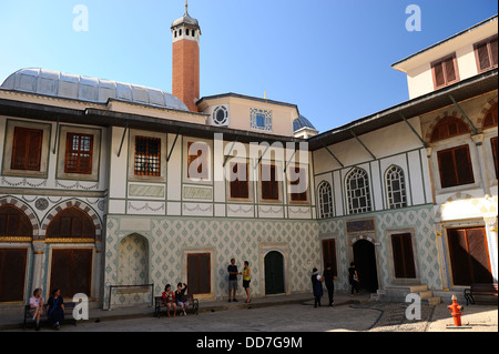 Innenraum des Harems - Topkapi-Palast, Serail Point, Istanbul, Türkei Stockfoto