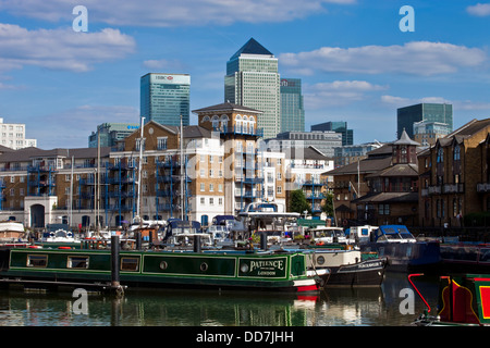 Limehouse Bassin, London, England Stockfoto