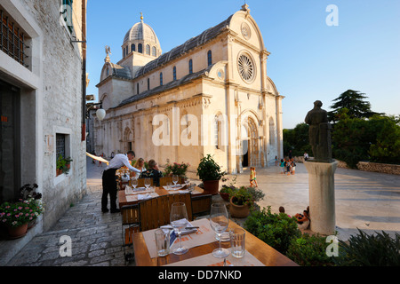 Sibenik Kathedrale des Hl. Jakobus - Kroatien Stockfoto