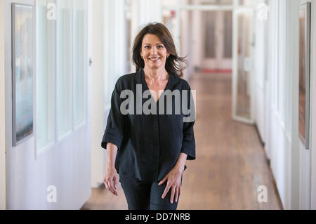 Berlin, Deutschland. 26. August 2013. Schauspielerin Iris Berben ist in Berlin, Deutschland, 26. August 2013 abgebildet. Foto: Hannibal/Dpa/Alamy Live News Stockfoto