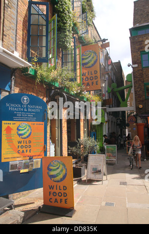 Wild Food Café Neals Yard Covent Garden in London Stockfoto