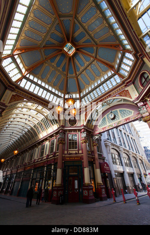 Leadenhall Market, London, UK. Stockfoto