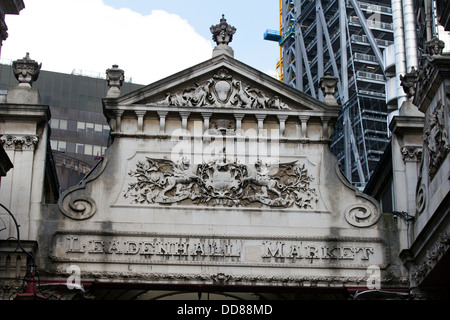 Leadenhall Market, London, UK. Stockfoto