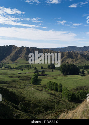 dh Strathmore TARANAKI Neuseeland vergessen World Highway Aussicht auf Land Landschaft Nordinsel Stockfoto