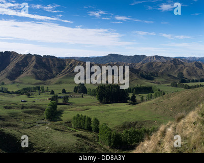 dh Strathmore TARANAKI Neuseeland vergessen World Highway Aussicht auf Land Landschaft Nordinsel Stockfoto