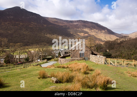 Buttermere, St. James Kirche oberhalb des Dorfes, Lake District, Cumbria, UK Stockfoto