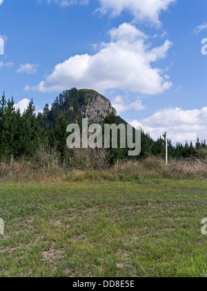 dh Pohaturoa WAIKATO Neuseeland hohe Rhyolith Lavadom vulkanische Stecker crag Stockfoto