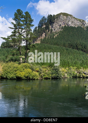 dh Pohaturoa WAIKATO Neuseeland Waikato River hohe Rhyolith Lavadom vulkanische Stecker crag Stockfoto