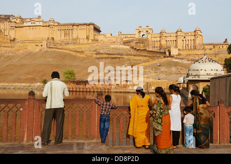 Inde, Rajasthan, Jaipur la Ville Rose, le-Fort-d'Amber / / Indien, Rajasthan, Jaipur, die rosa Stadt Amber Fort Stockfoto