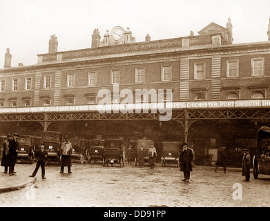 London Bridge Bahnhof 1900 Stockfoto