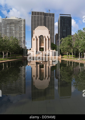 dh Hyde Park SYDNEY Australien Pool von Reflexionen Anzac War Memorial Stockfoto