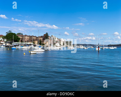 dh Manly Cove MANLY Australien Yachten Marina Anchorage und Ferienwohnungen Sydney harbour Stockfoto