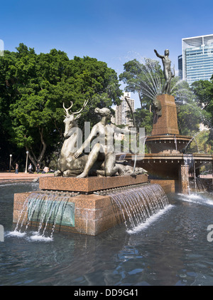 dh Hyde Park SYDNEY Australien JF Archibald Memorial Fountain Stockfoto