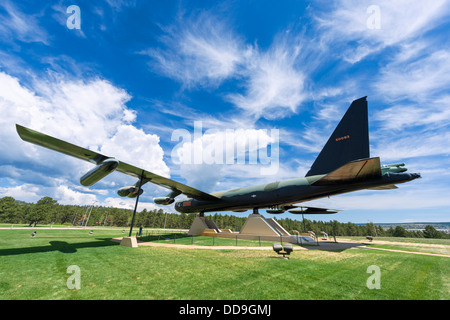 B-52D Bomber an der United States Air Force Academy in Colorado Springs, Colorado, USA Stockfoto